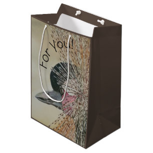 AFRICAN CROWN CRANE MEDIUM GIFT BAG