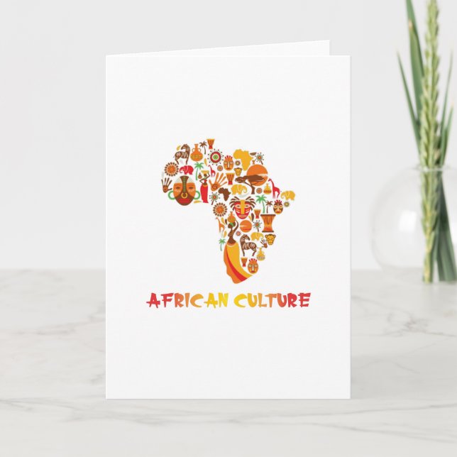 African Culture Card (Front)