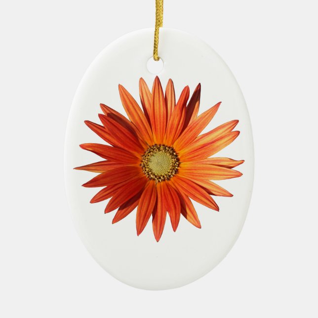 African Daisy Ceramic Ornament (Front)