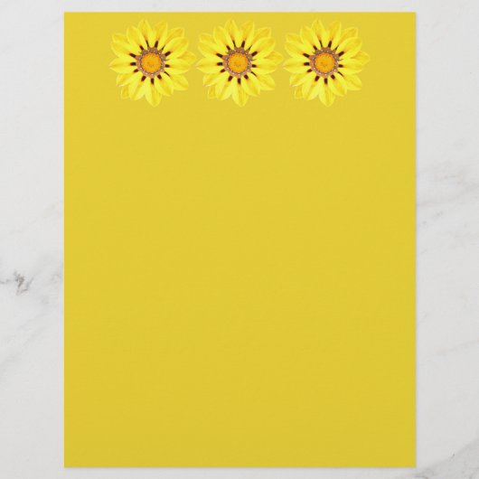 African Daisy / Gazania - Mustard Yellow (Front)