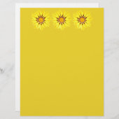 African Daisy / Gazania - Mustard Yellow (Front/Back)