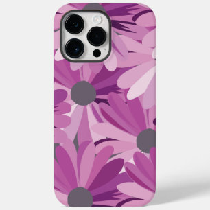 African Daisy Purple Floral Case-Mate iPhone 14 Pro Max Case