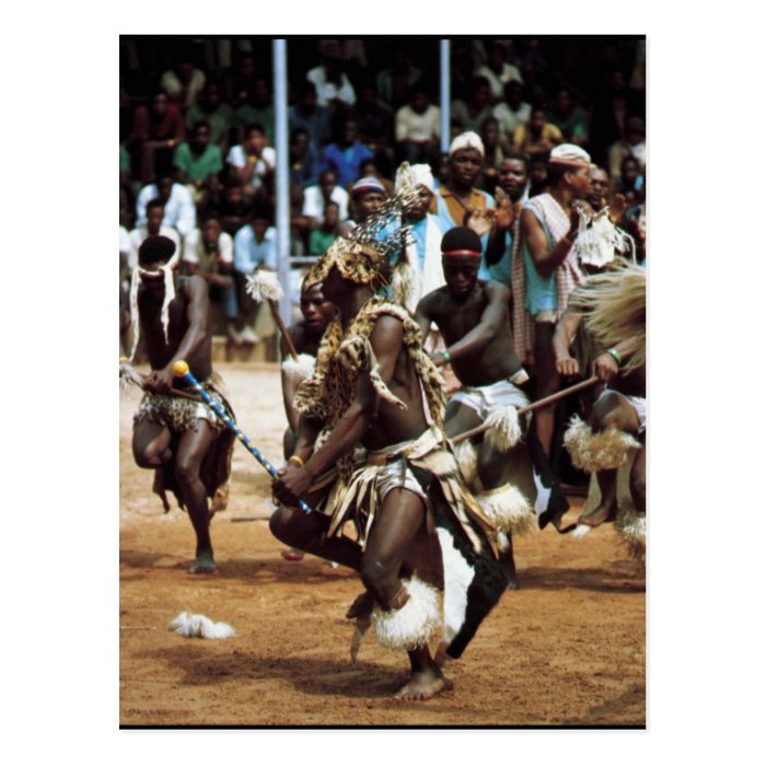 African dance South Africans Post Card