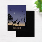 African dawn - giraffes (Desk)