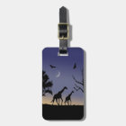 African dawn - giraffes