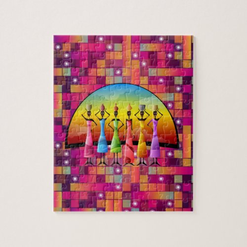 African Decorative Jigsaw Puzzle