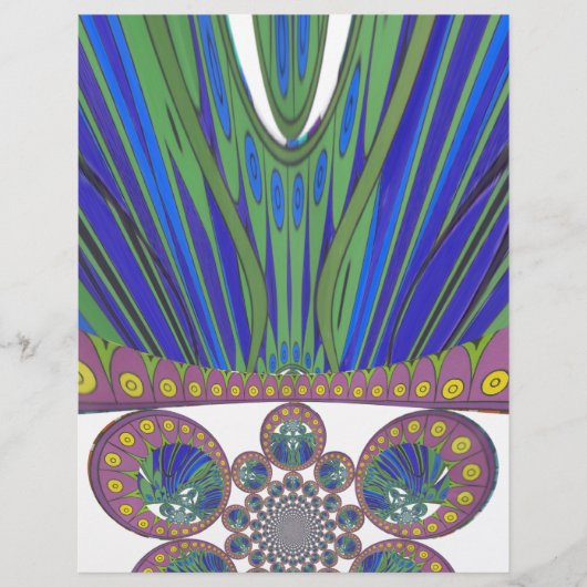 African decorative pattern modern design colors (Front)