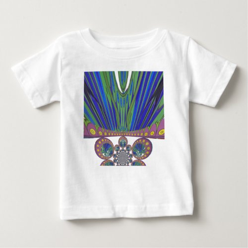 African decorative pattern modern design colors baby T_Shirt