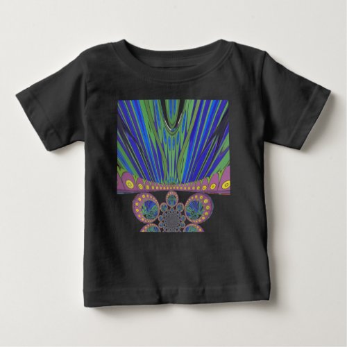 African decorative pattern modern design colors baby T_Shirt