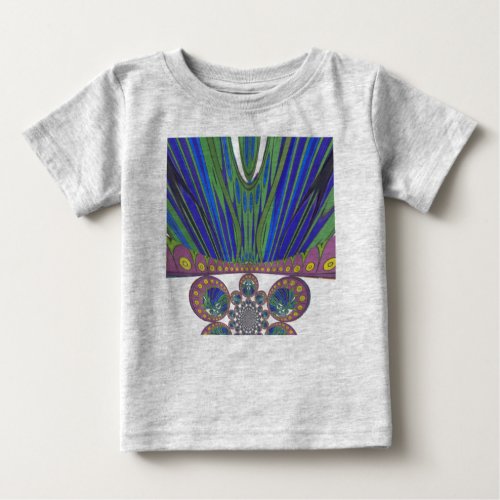 African decorative pattern modern design colors baby T_Shirt