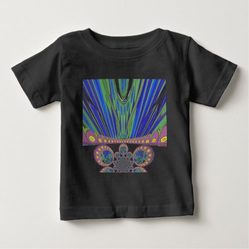 African decorative pattern modern design colors baby T_Shirt