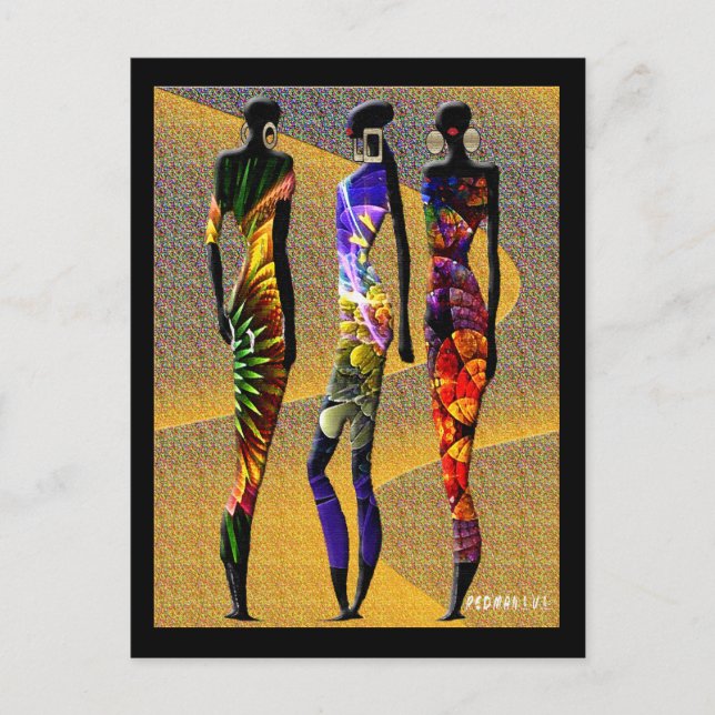 African Desert Flowers Postcard (Front)