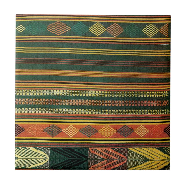 African Design #10 @ Stylnic Ceramic Tile (Front)