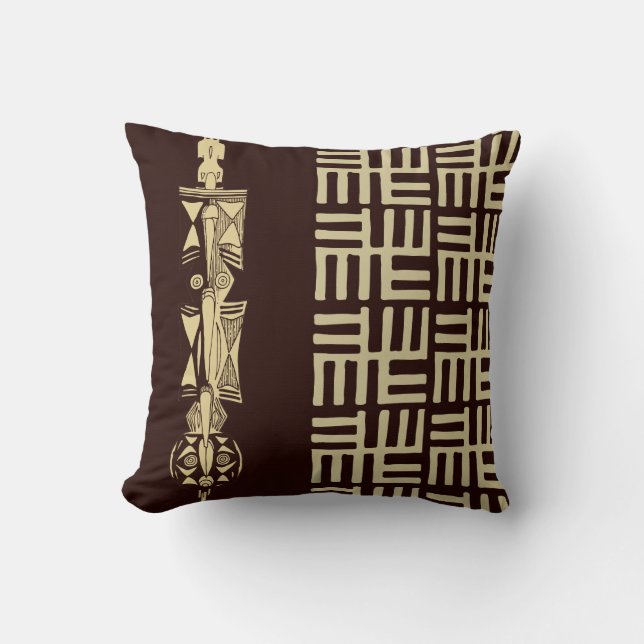 African Design #1 @ Stylnic Throw Pillow (Front)