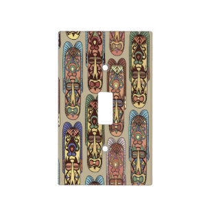 African Design Background Light Switch Cover