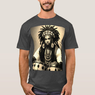 African Design Charcoal Heather T-Shirt