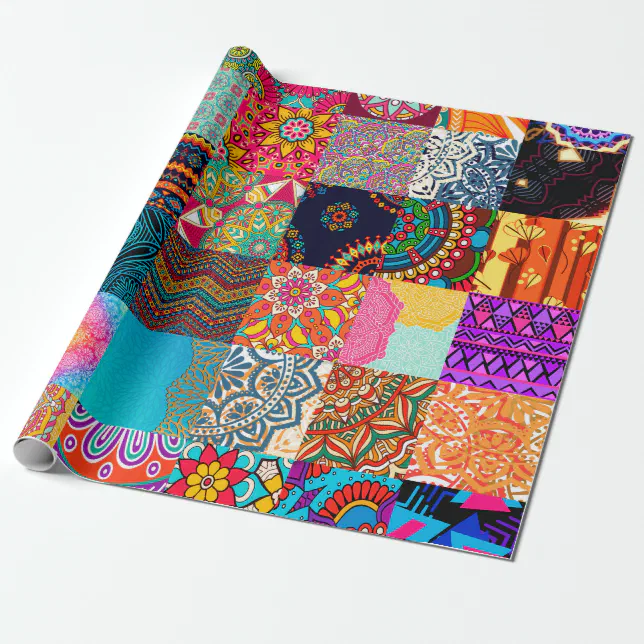 African Paper Design African Design Wrapping Paper | Zazzle