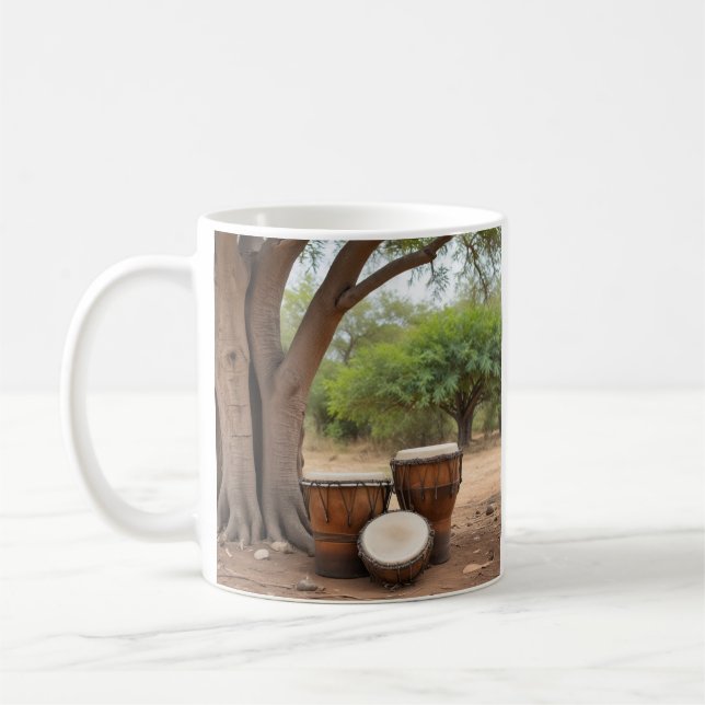 African Drums Coffee Mug (Left)