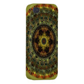 African Dusk Mandala iPhone 4 case (Back Right)