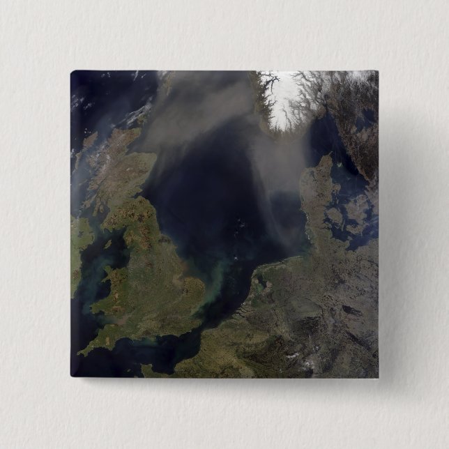 African dust blowing over Scotland Button (Front)