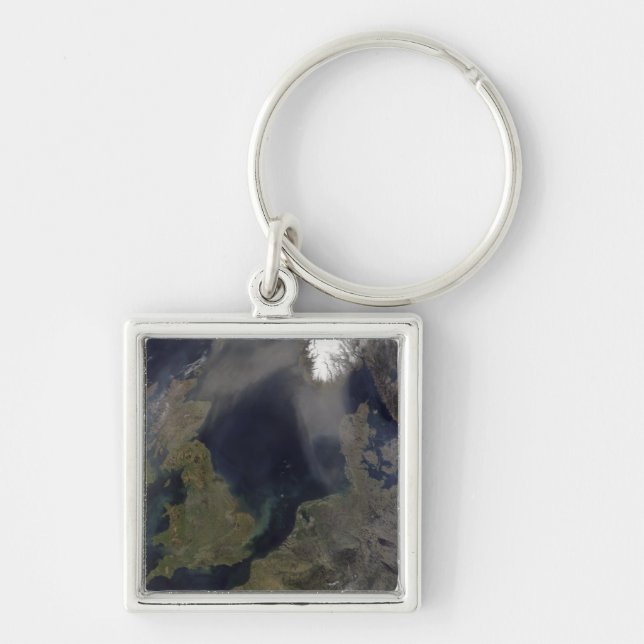 African dust blowing over Scotland Keychain (Front)