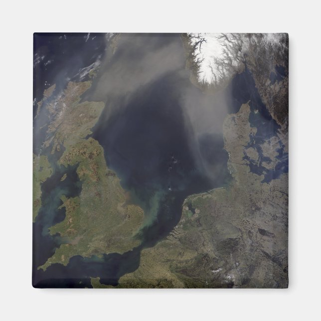 African dust blowing over Scotland Magnet (Front)