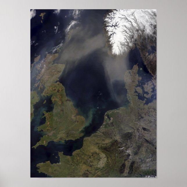 African dust blowing over Scotland Poster (Front)