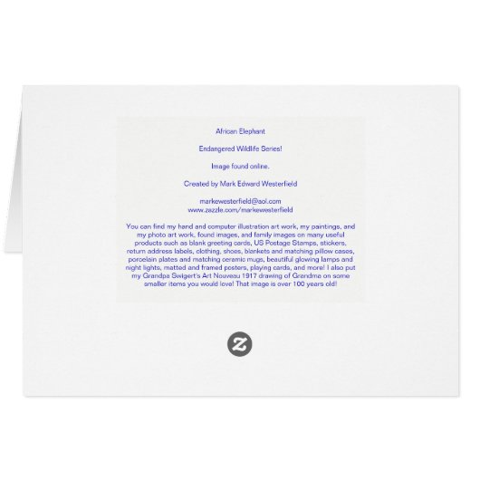 African Elephant (Back Horizontal)