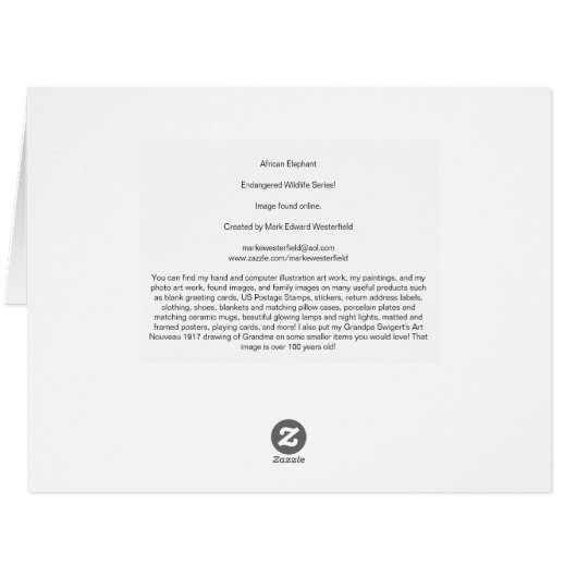 African Elephant (Back Horizontal)