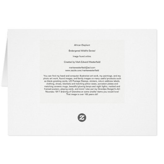 African Elephant (Back Horizontal)