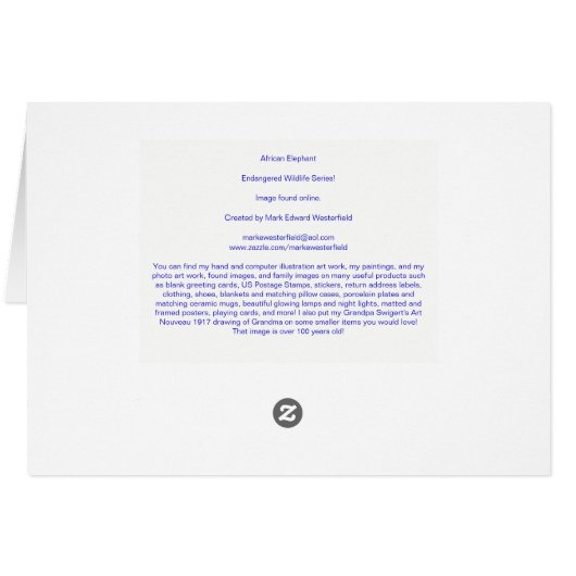 African Elephant (Back Horizontal)