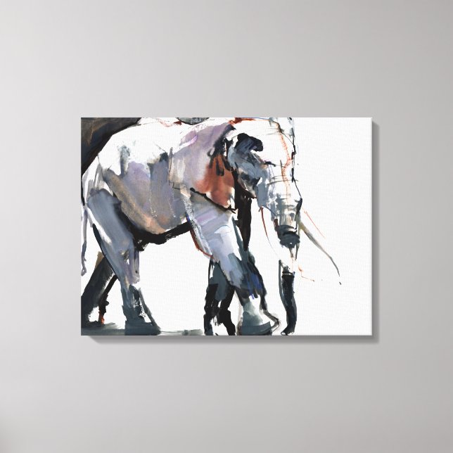 African Elephant 2012 Canvas Print (Front)