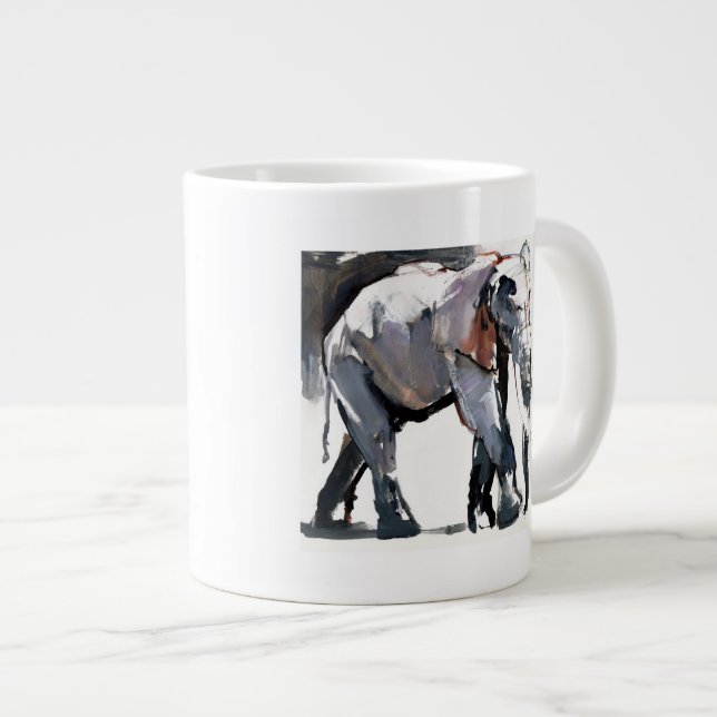African Elephant 2012 Large Coffee Mug (Front Right)