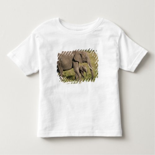 African Elephant and cub Loxodonta africana Toddler T_shirt