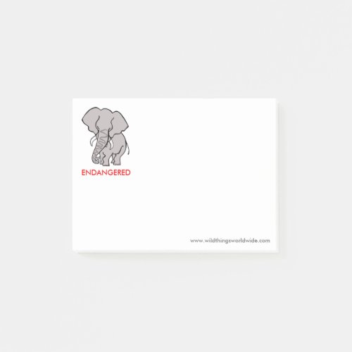  African ELEPHANT _Animal lover _ Post_it Notes