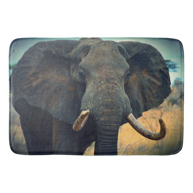 African Elephant Bath Mat (Front)