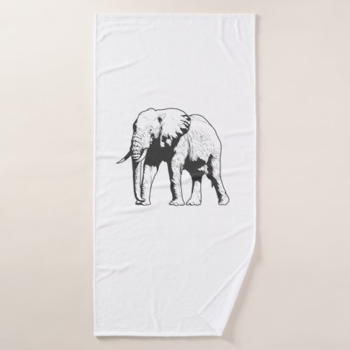 African elephant colloquial bath towel