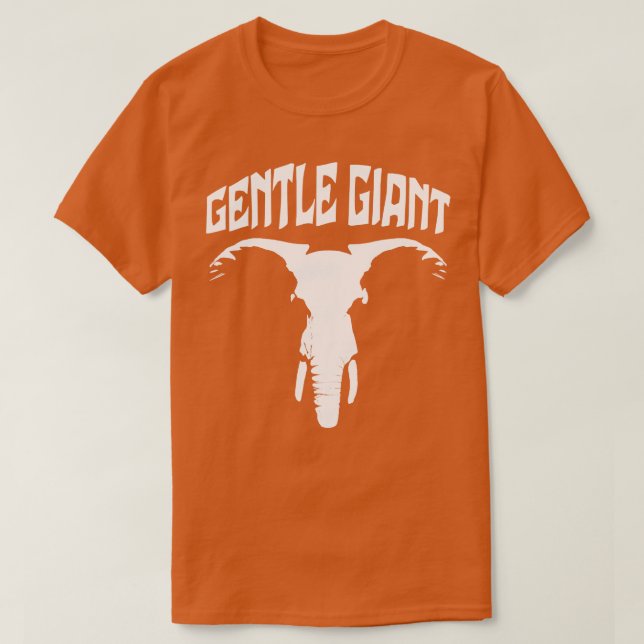 African Elephant Face Gentle Giant T-Shirt (Design Front)