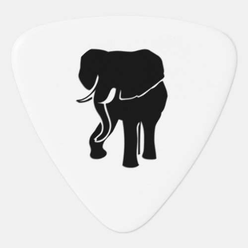 African Elephant Guitar Pick