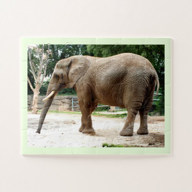African elephant jigsaw puzzle (Horizontal)