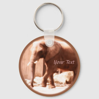 African Elephant Keychain