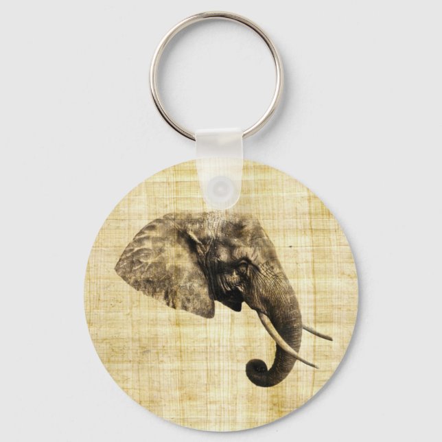 African elephant keychain (Front)