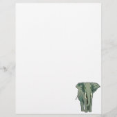 African Elephant Letterhead (Front)