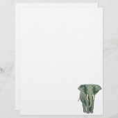 African Elephant Letterhead (Front/Back)