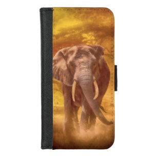 African Elephant Nobility iPhone 8/7 Wallet Case