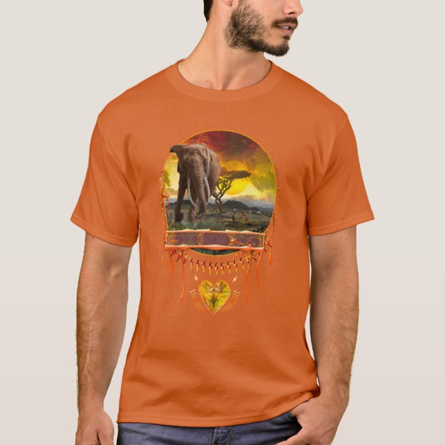 AFRICAN ELEPHANT NOBILITY T-Shirt (Front)