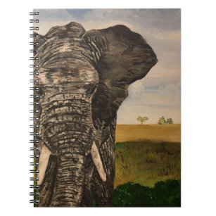 African Elephant Painting Notebook