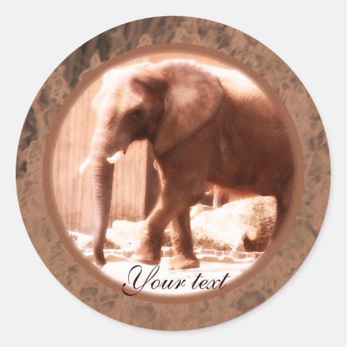 African Elephant Sticker