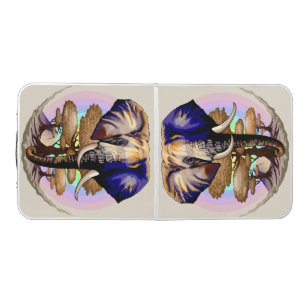 African Elephant Surreal Portrait  Beer Pong Table