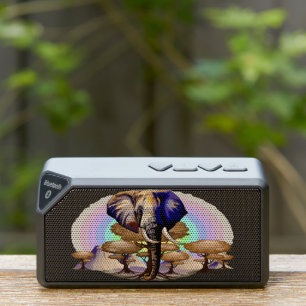 African Elephant Surreal Portrait Bluetooth Speaker